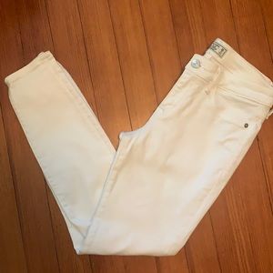 Abercrombie & Fitch White Skinny Jeans
